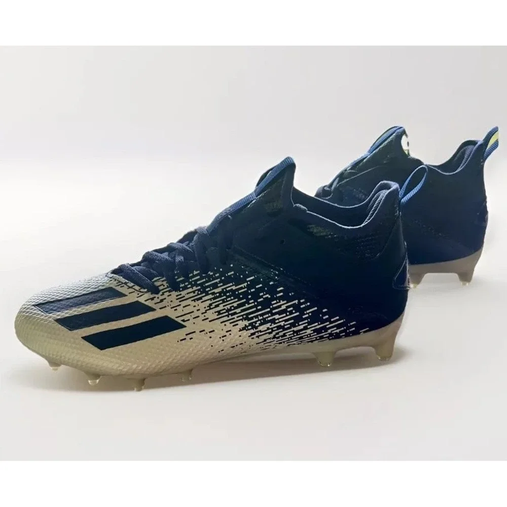 Adidas‎ Adizero Scorch Football Cleats Men's 13.5 Navy Blue White FW4087 NWT